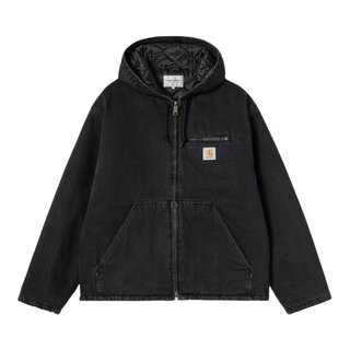 Carhartt WIP Cleveland Jacket - Black Stone Washed