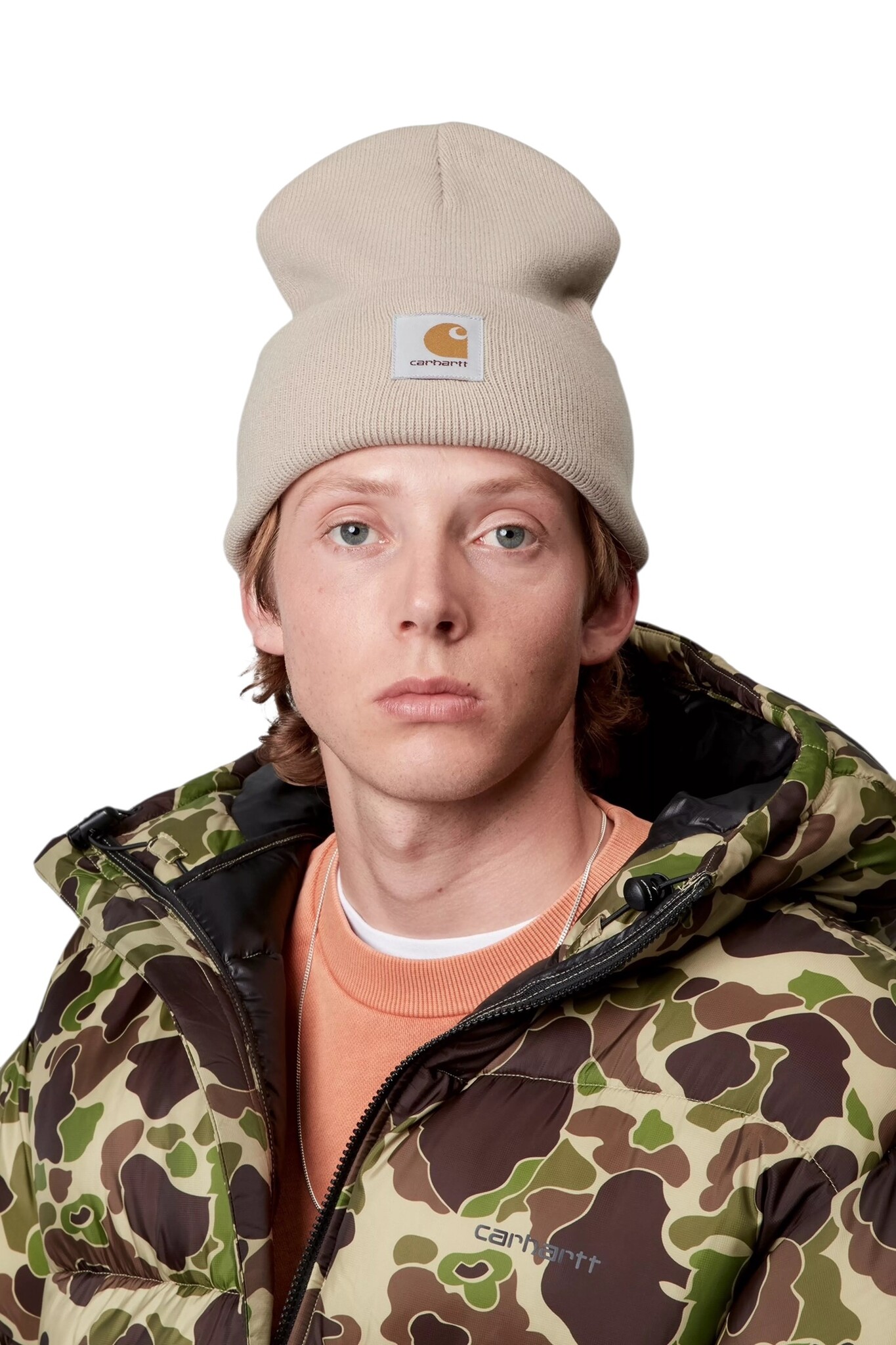 Carhartt WIP Acrylic Watch Hat - Fleur De Sel