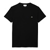 T-Shirt Col Rond En Jersey De Coton Pima Uni - Black