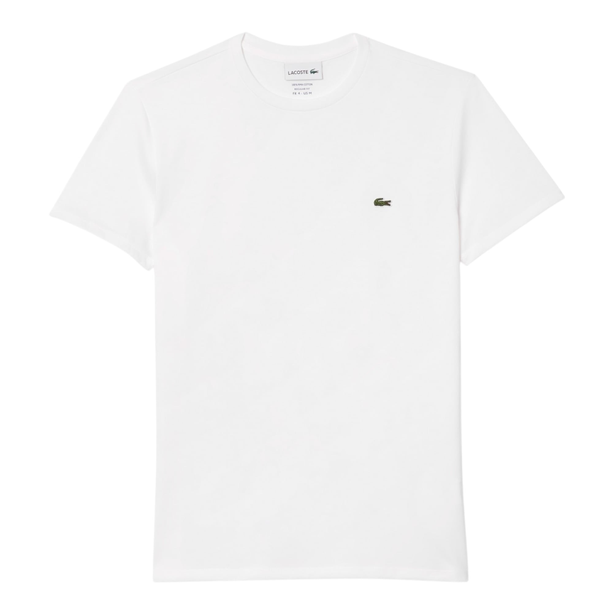 Lacoste T-shirt coton Pima léger - Blanc