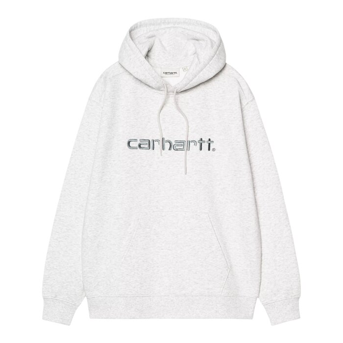 Carhartt WIP W' Hooded Carhartt Sweat - Ash Heather/Citadel
