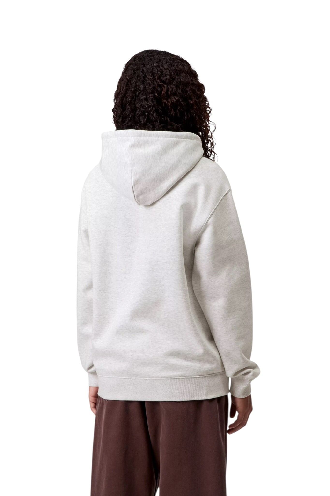 Carhartt WIP W' Hooded Carhartt Sweat - Ash Heather/Citadel