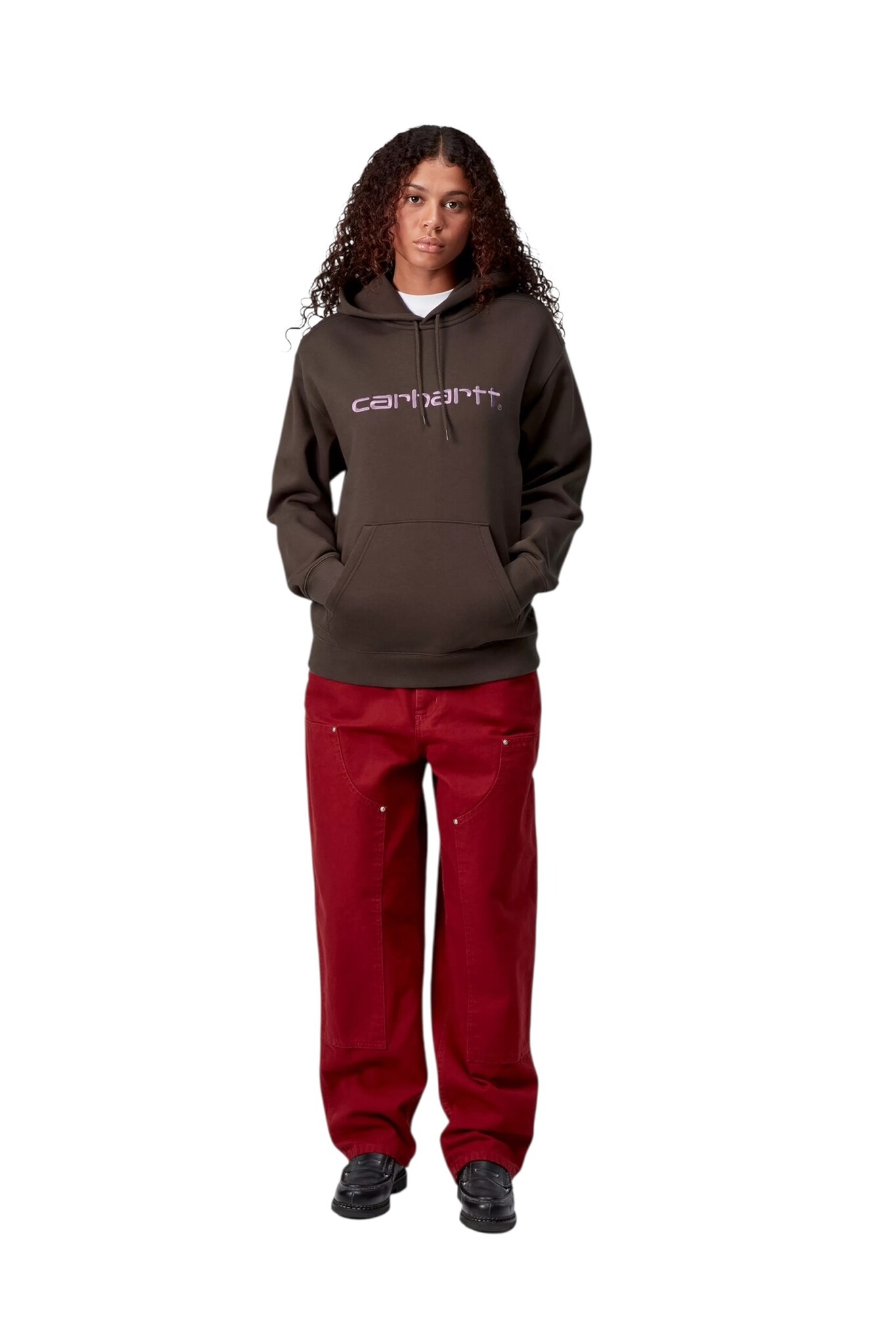 Carhartt WIP W' Hooded Carhartt Sweat - Vitola/Phlox