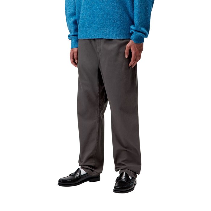 Carhartt WIP Flint Pant - Graphite (Garment Dyed)