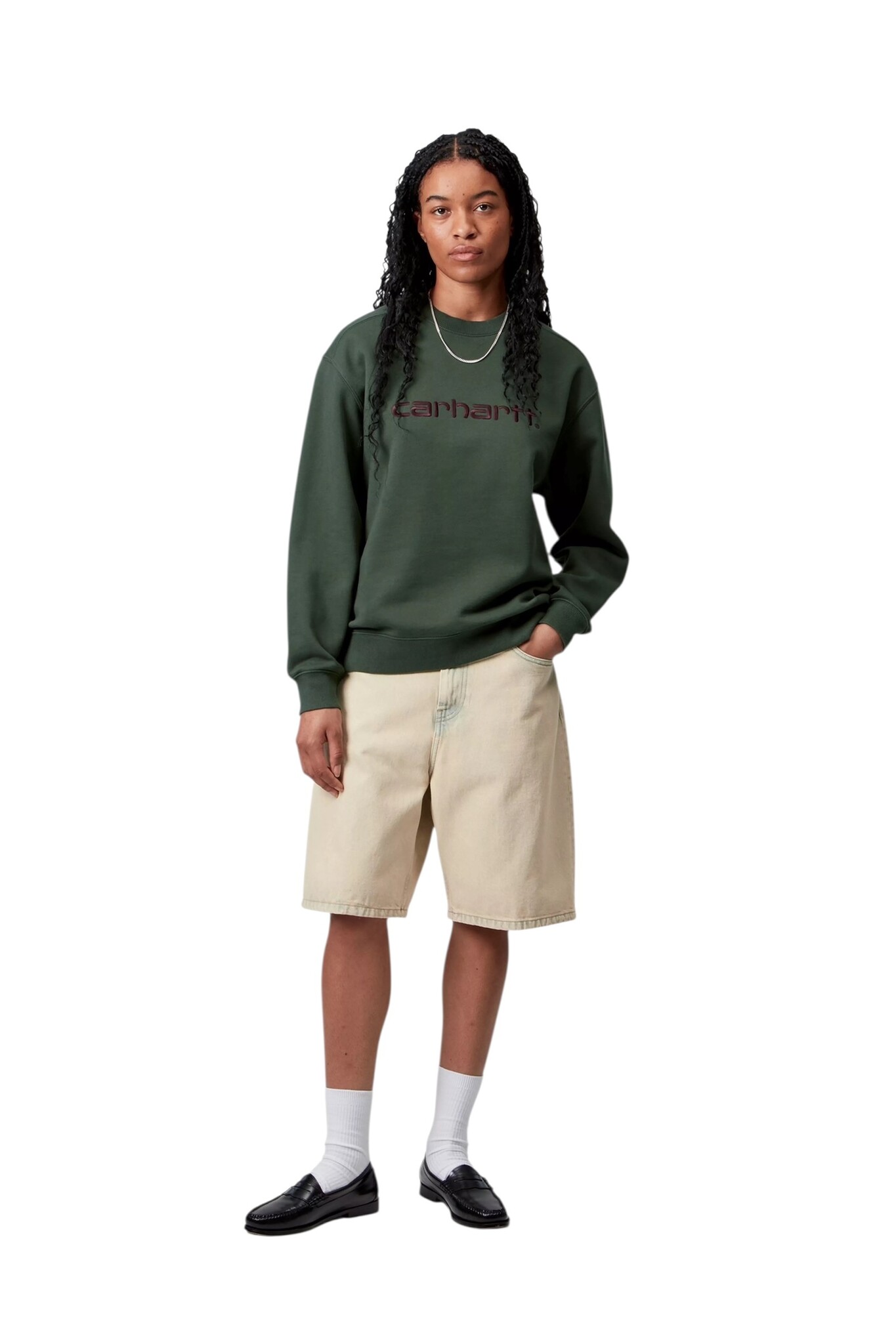 Carhartt WIP W' Carhartt Sweat - Sycamore Tree/Rondo