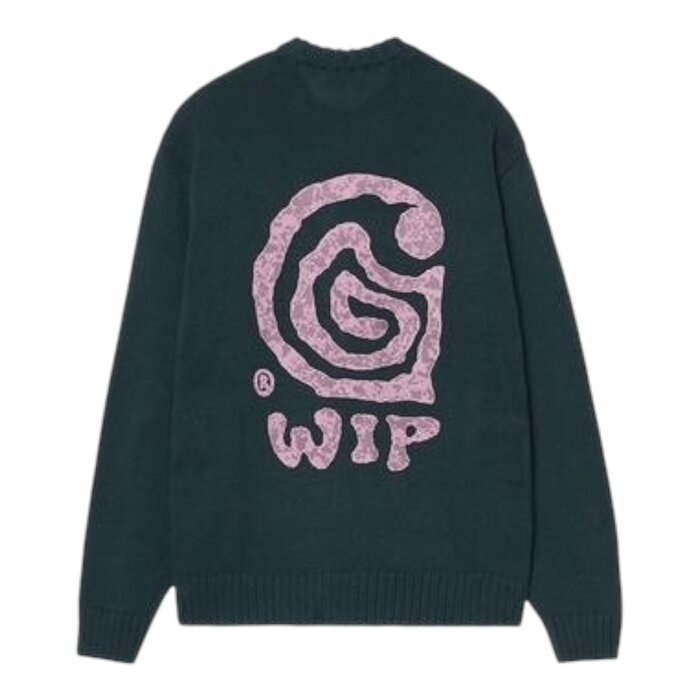 Carhartt WIP Helix Sweater - Deep Lagoon