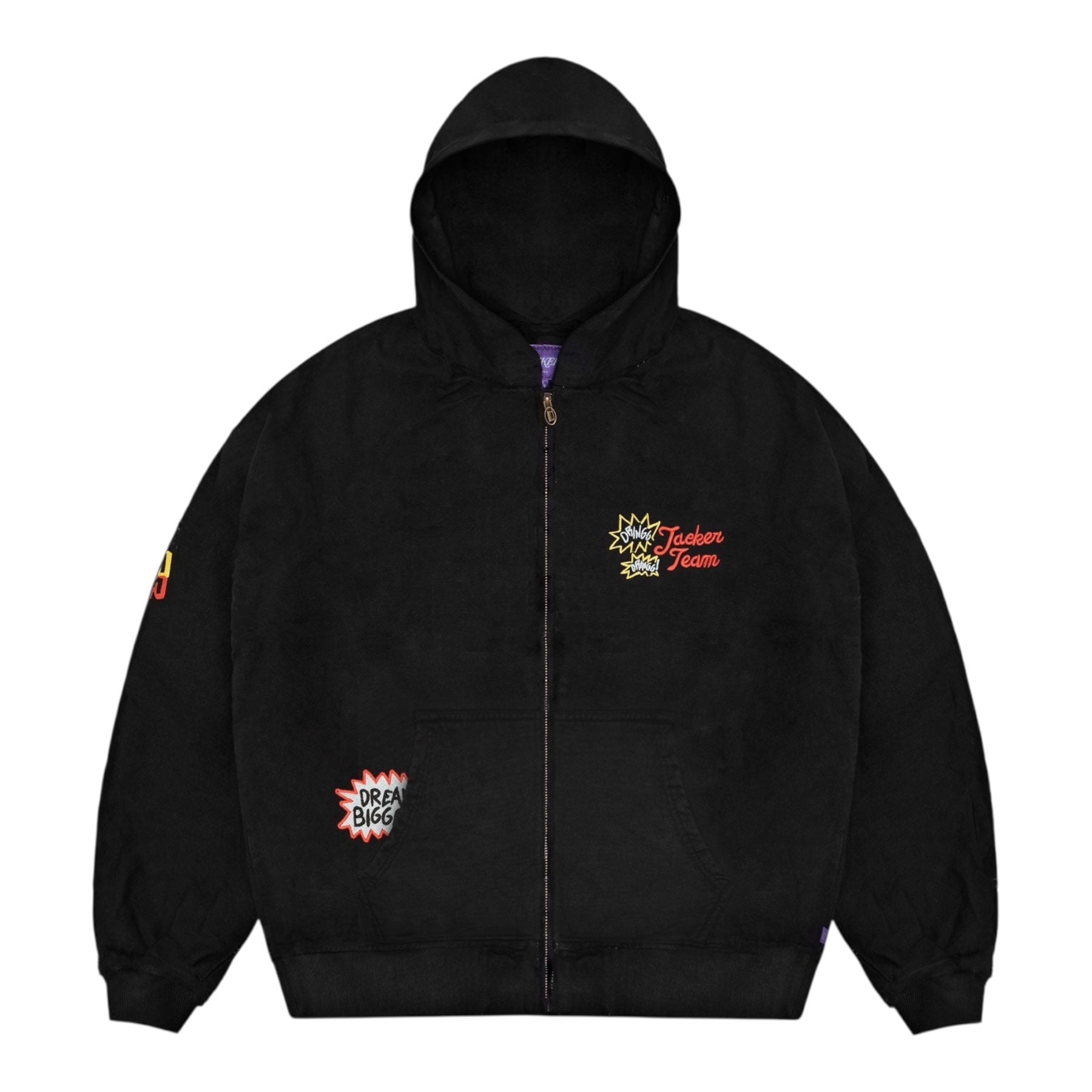 Jacker Wake Up ! Hooded Bomber - Black