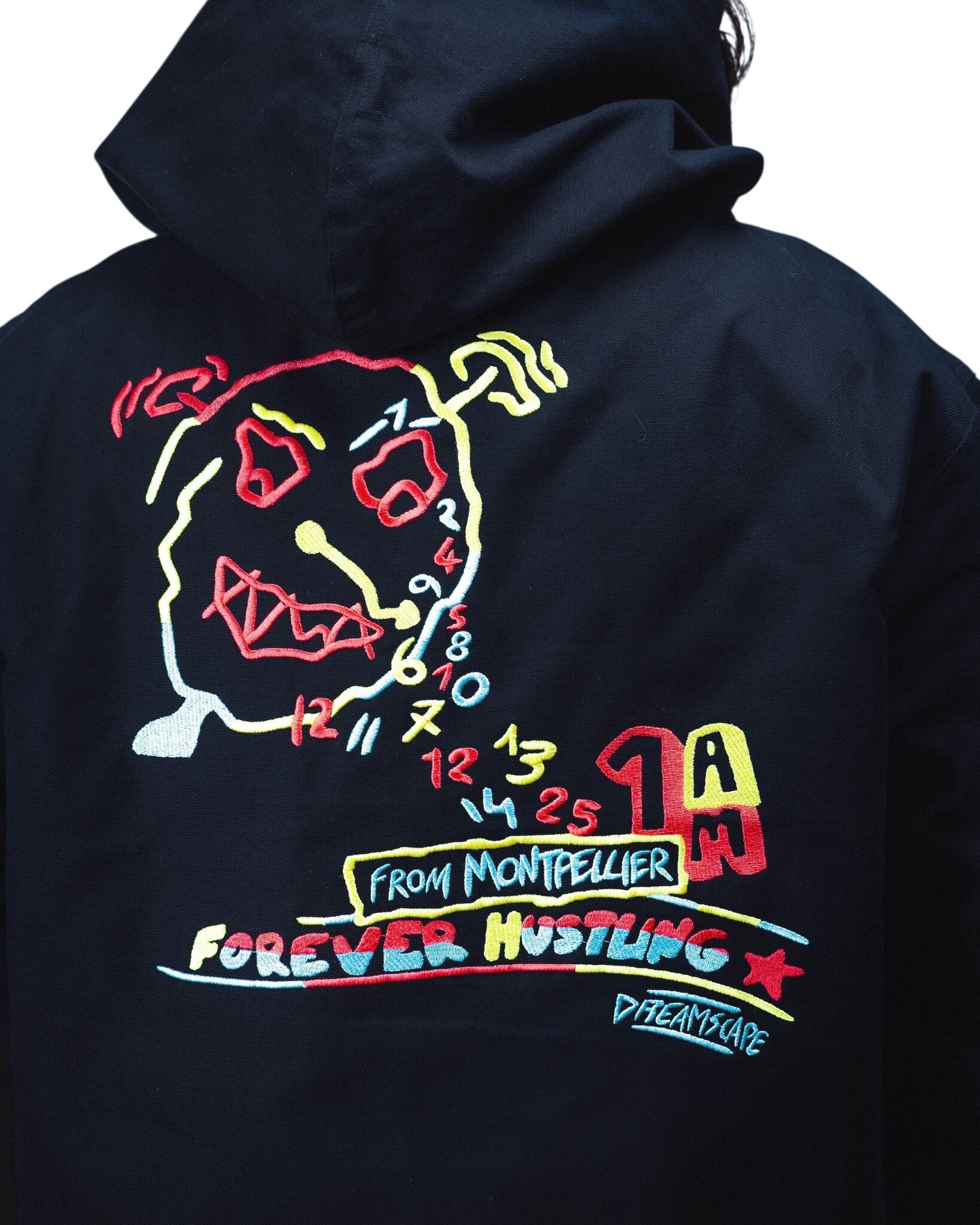 Jacker Wake Up ! Hooded Bomber - Black