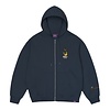 Dream Maze Zipped Hoodie - Navy
