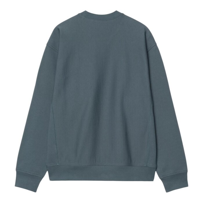 Carhartt WIP American Script Sweat - Office Blue