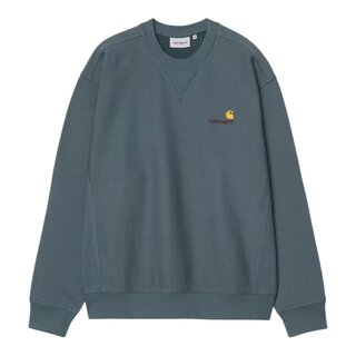 Carhartt WIP American Script Sweat - Office Blue