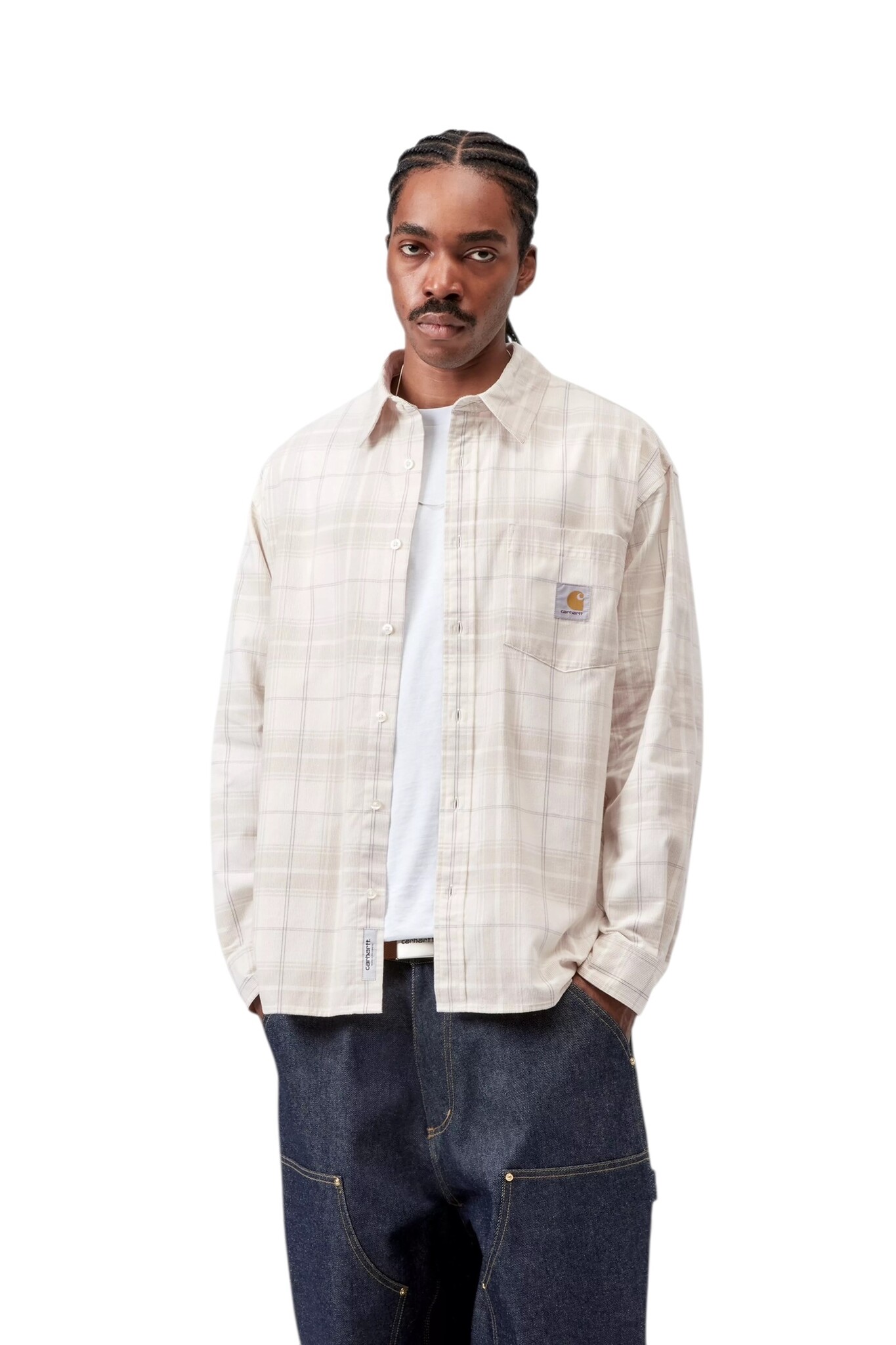 Carhartt WIP L/S Wilber Shirt - Wilber Check/Natural