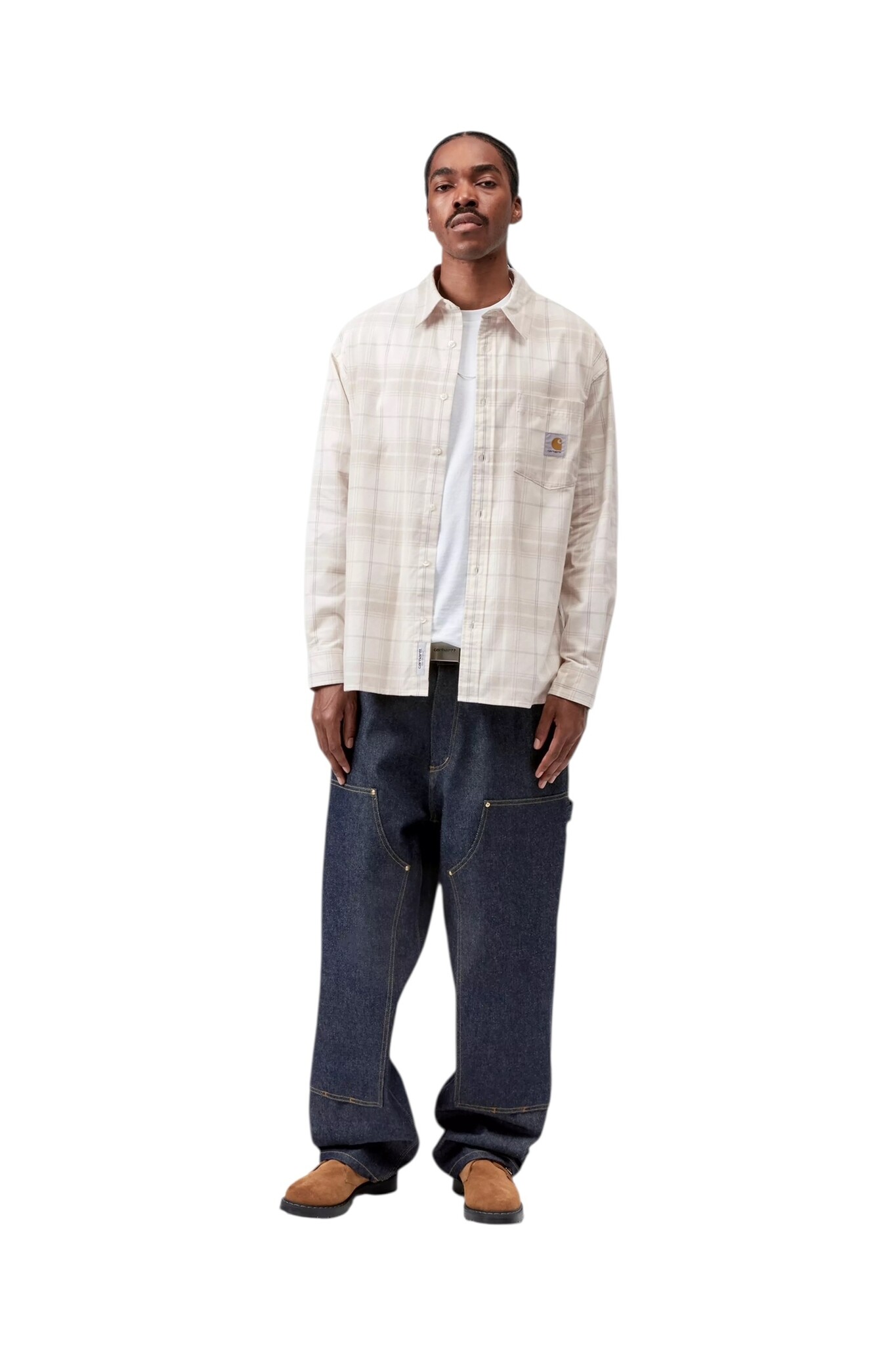 Carhartt WIP L/S Wilber Shirt - Wilber Check/Natural