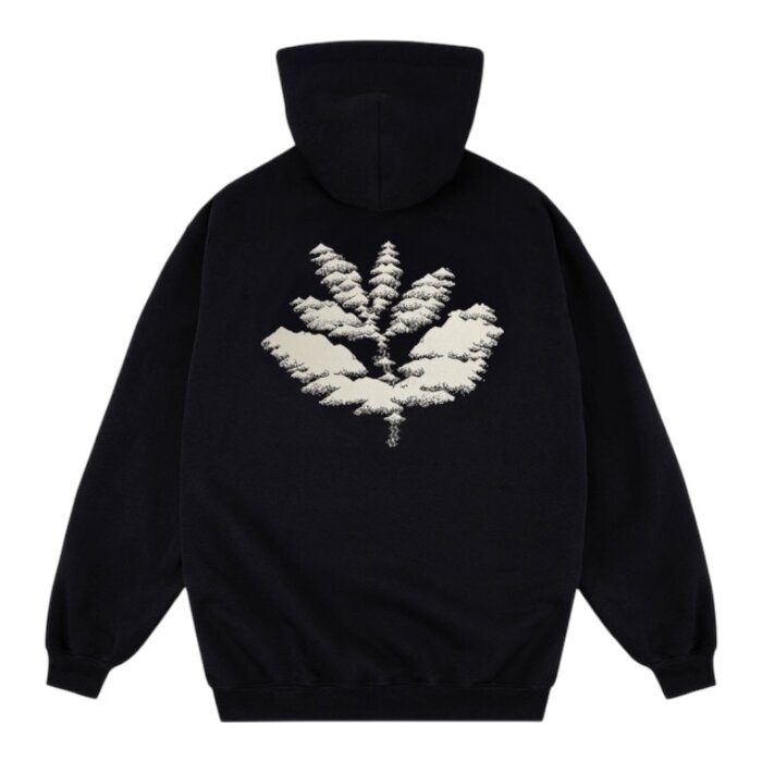 Magenta Mountains Hoodie - Black