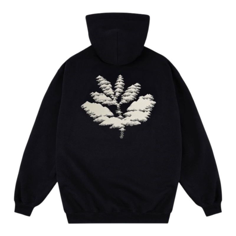 Magenta Mountains Hoodie - Black
