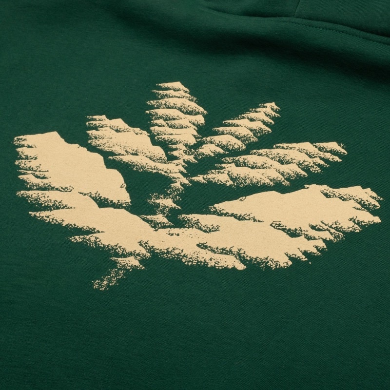 Magenta Mountains Hoodie - Green