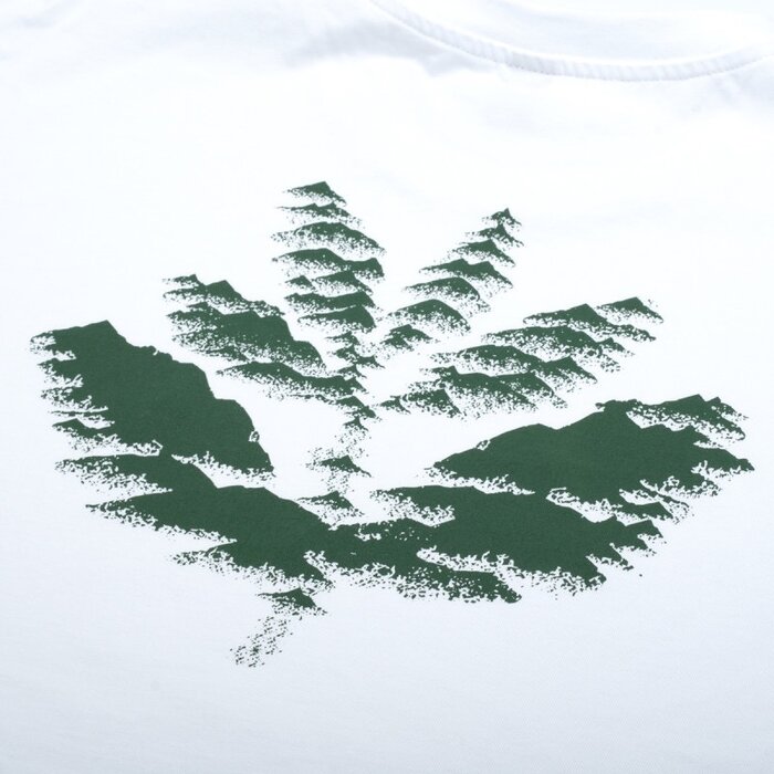 Magenta Mountains Tee - White