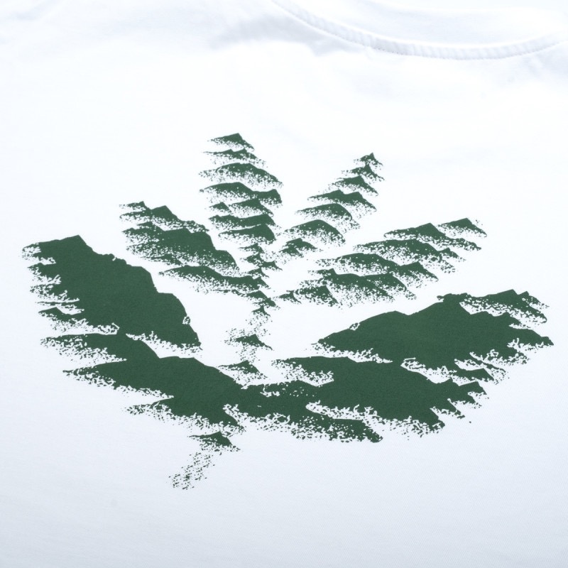 Magenta Mountains Tee - White