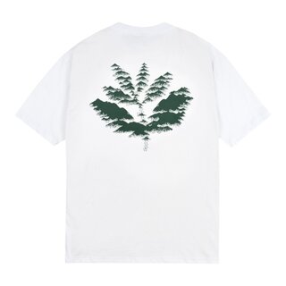 Magenta Mountains Tee - White