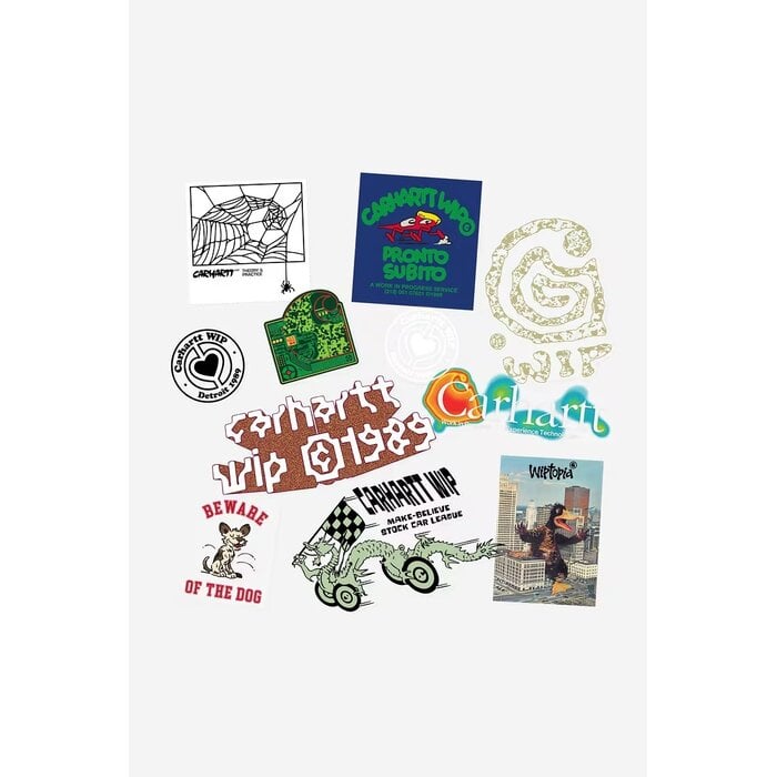 Carhartt WIP Carhartt Stickers Pack (10) - Multicolor (FW25)
