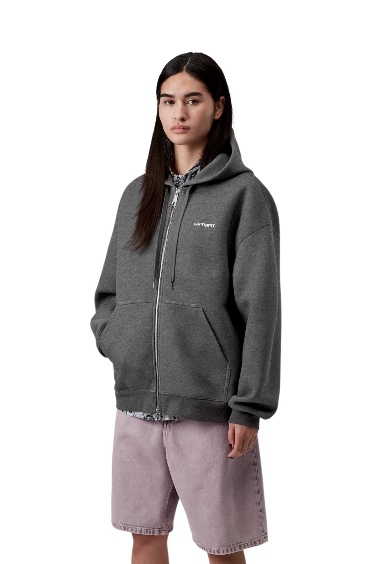 Carhartt WIP W' Hooded Alda Jacket - Black/White