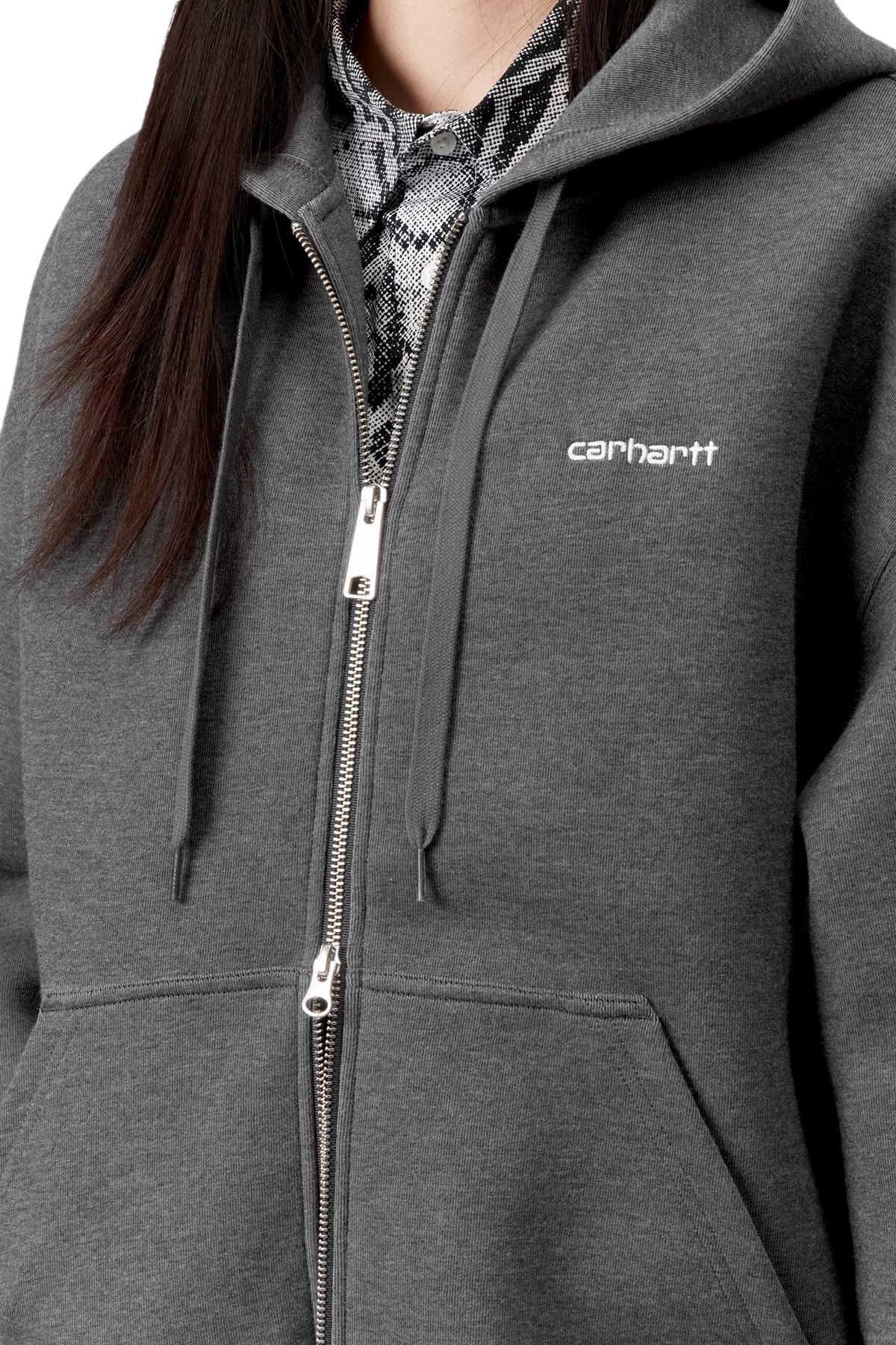 Carhartt WIP W' Hooded Alda Jacket - Black/White
