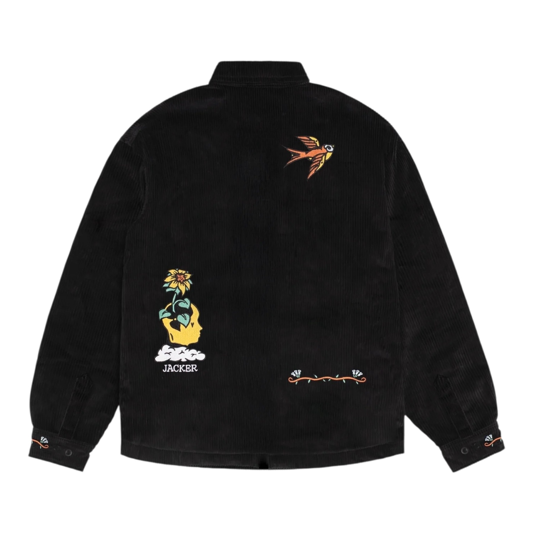 Jacker Dream Maze Corduroy Shirt - Black