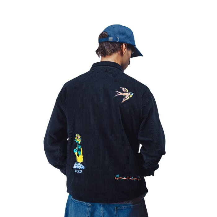 Jacker Dream Maze Corduroy Shirt - Black