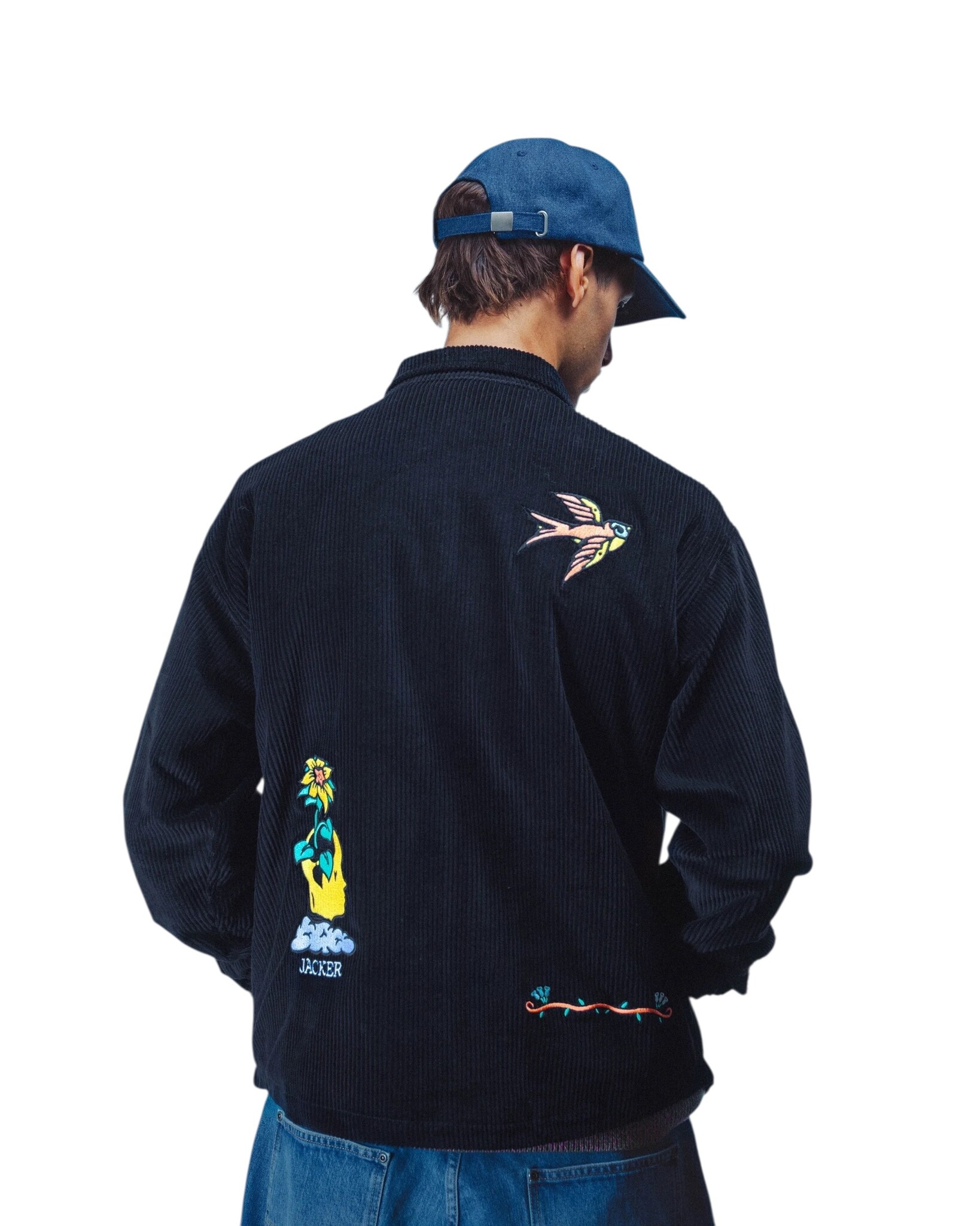 Jacker Dream Maze Corduroy Shirt - Black