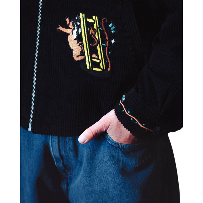 Jacker Dream Maze Corduroy Shirt - Black