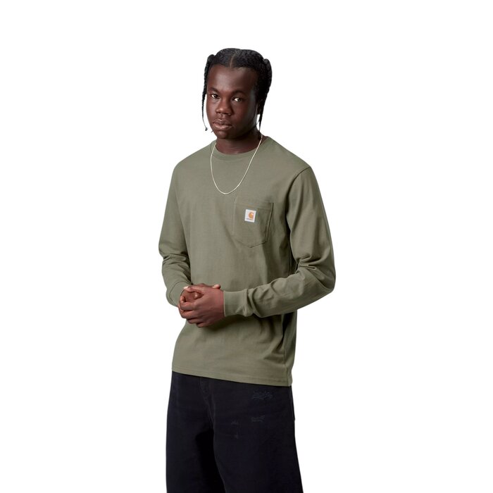 Carhartt WIP L/S Pocket T-shirt - Leaf