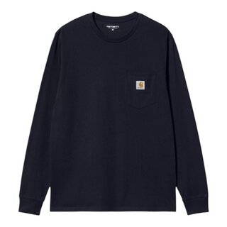 Carhartt WIP L/S Pocket T-shirt - Dark Navy