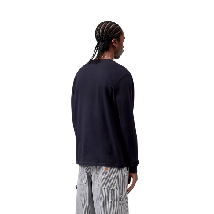 Carhartt WIP L/S Pocket T-shirt - Dark Navy