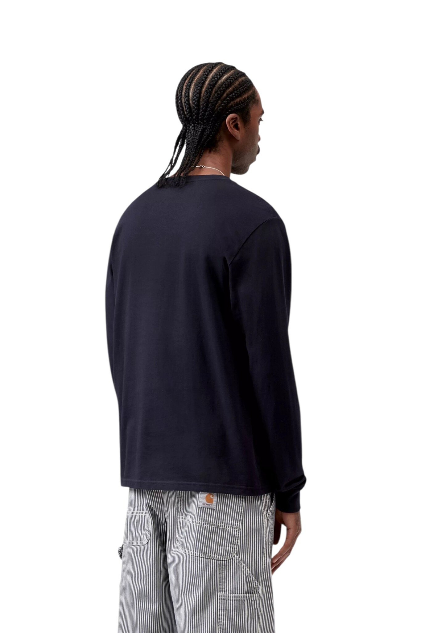 Carhartt WIP L/S Pocket T-shirt - Dark Navy
