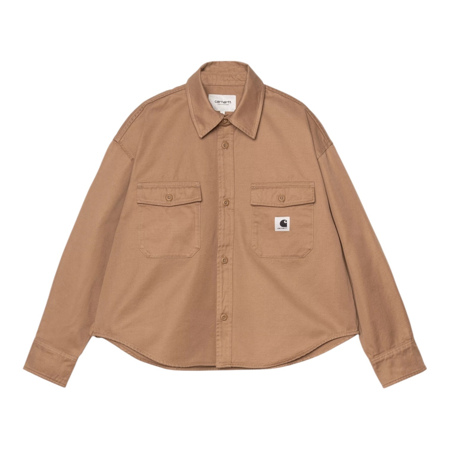 Carhartt WIP W' Kelly Shirt Jac - Peanut (Rinsed)