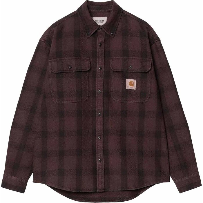 Carhartt WIP L/S Edmands Shirt  - Edmands check Natural / Palisander