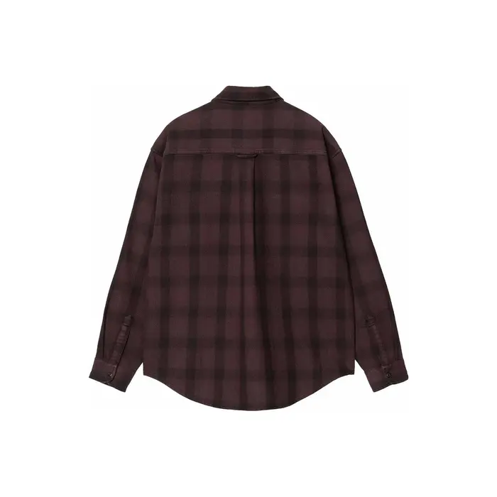 Carhartt WIP L/S Edmands Shirt  - Edmands check Natural / Palisander