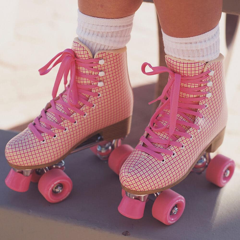 Impala Skate Rollerskate - Pink Tartan