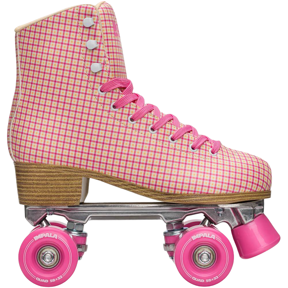 Impala Skate Rollerskate - Pink Tartan