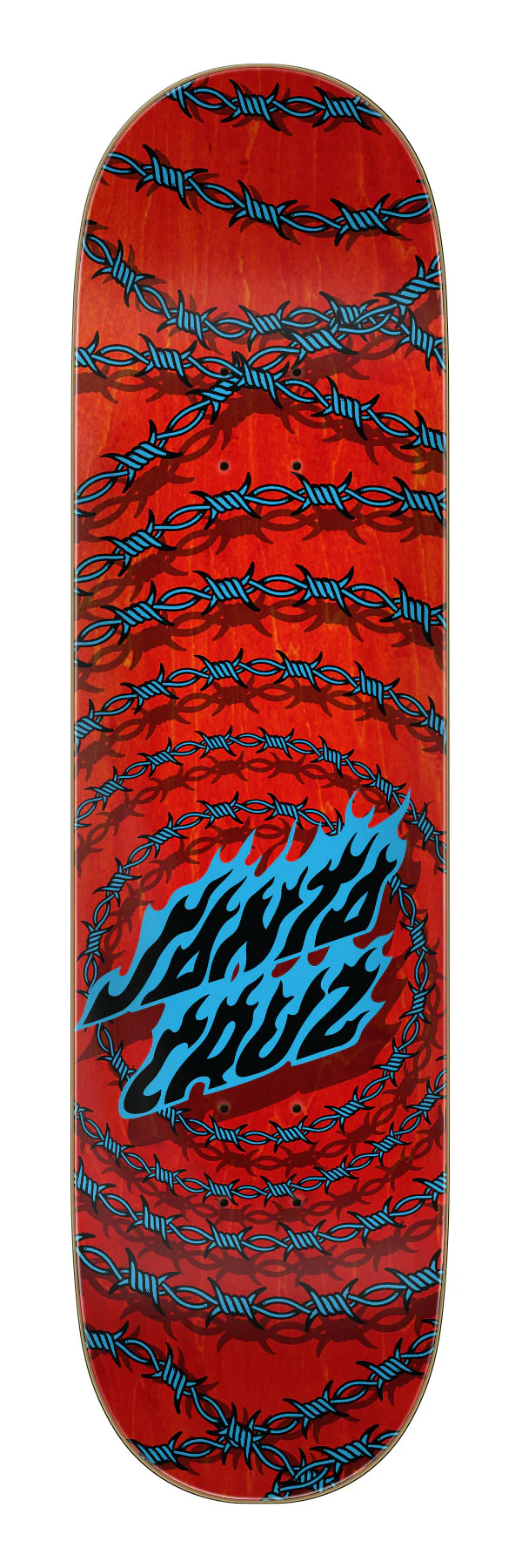 Santa Cruz Wired Flame Dot Deck - 8.25