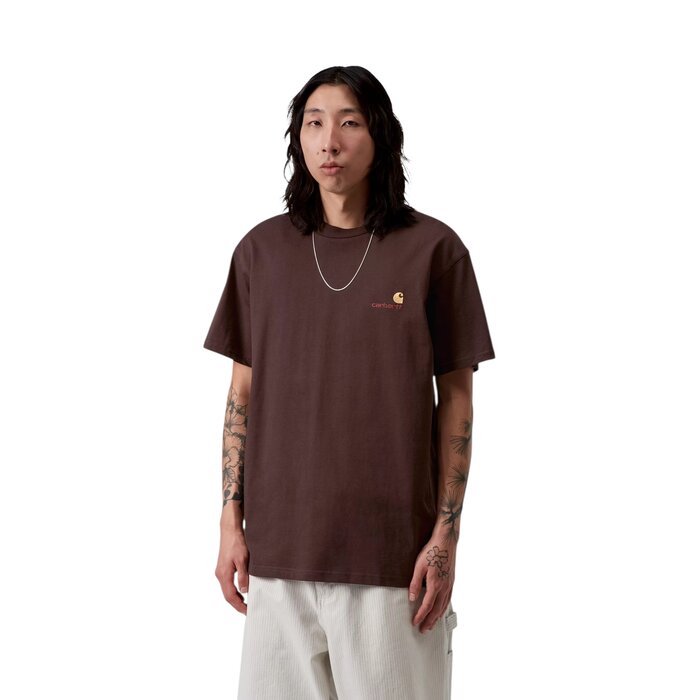 Carhartt WIP S/S American Script T-shirt - Palissander