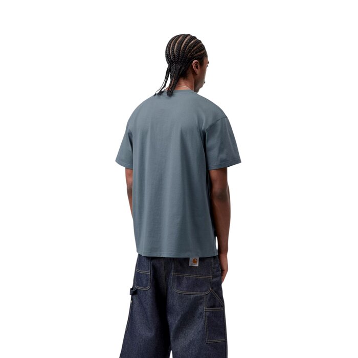 Carhartt WIP S/S American Script T-shirt - Office Blue