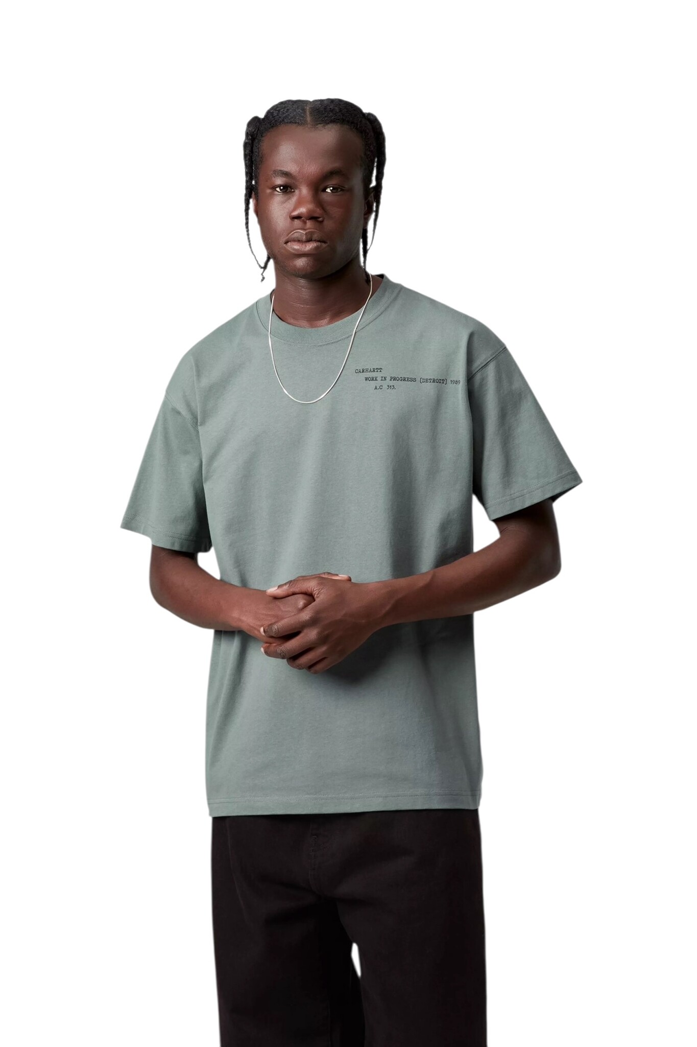 Carhartt WIP S/S Punched T-Shirt - Velvet Green
