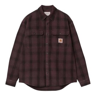 Carhartt WIP L/S Edmands Shirt  - Edmands check Natural / Palisander
