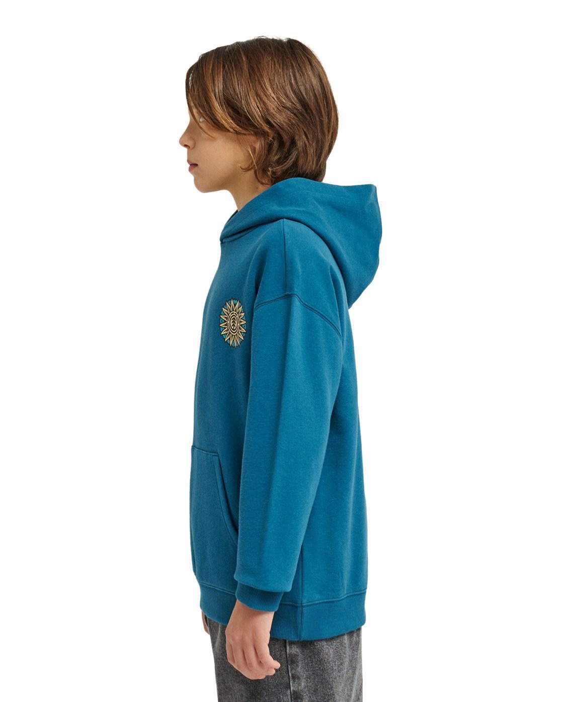 Element Timber Orbit Pullover Youth - Mallard Blue