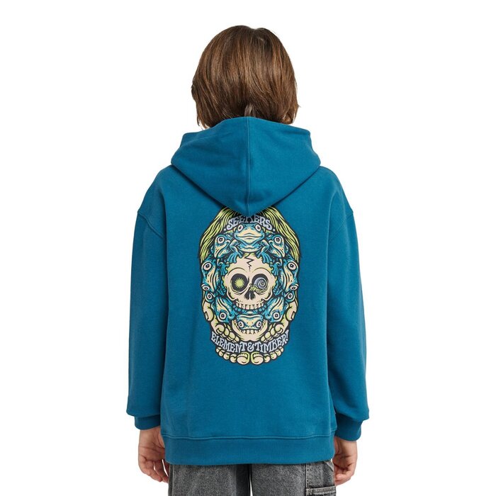 Element Timber Orbit Pullover Youth - Mallard Blue