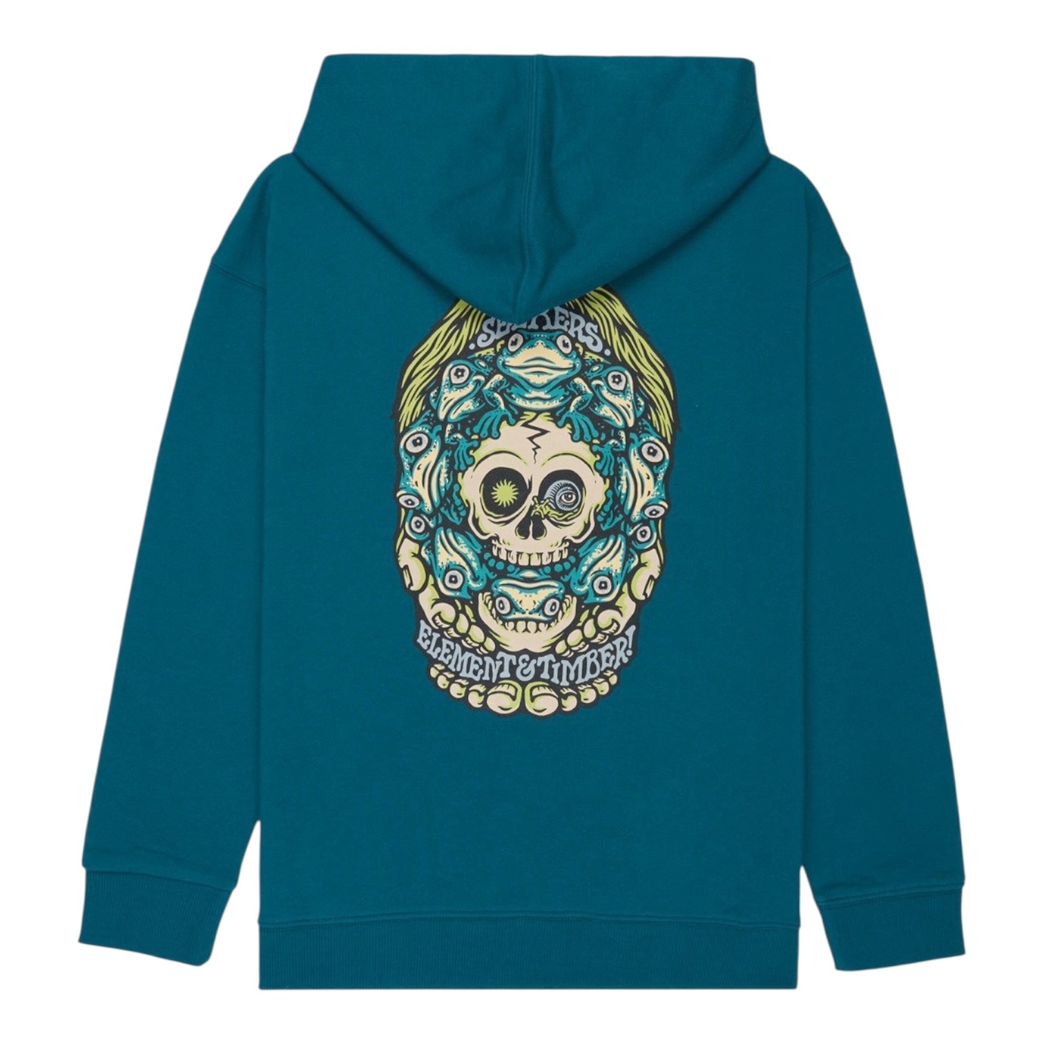 Element Timber Orbit Pullover Youth - Mallard Blue