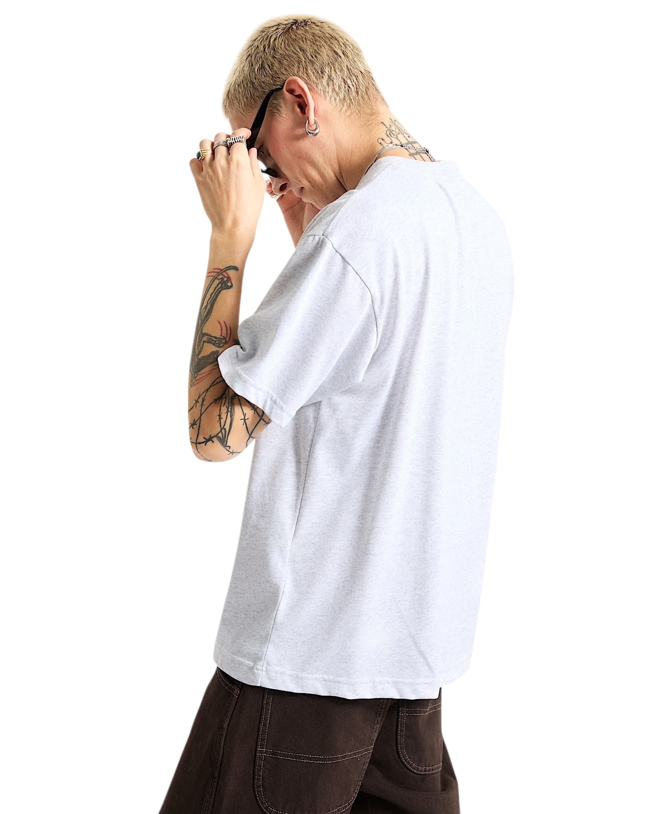 Vans Salton Loose S/S T-Shirt - Light Grey Heather