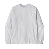 M's L/S P-6 Logo Responsibili Tee - White