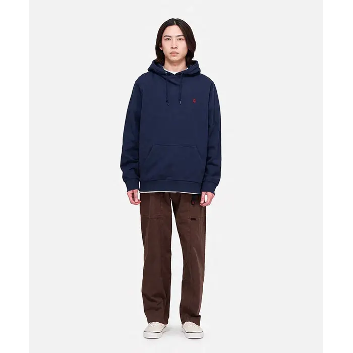 Gramicci One Point Hooded Sweat - Navy Pigment
